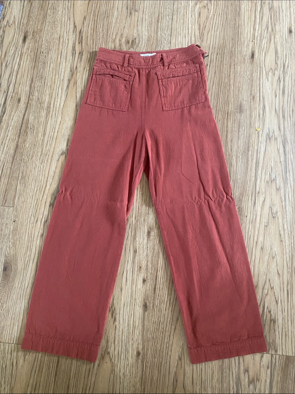 Apiece Apart Terracotta Wide-Leg Pants